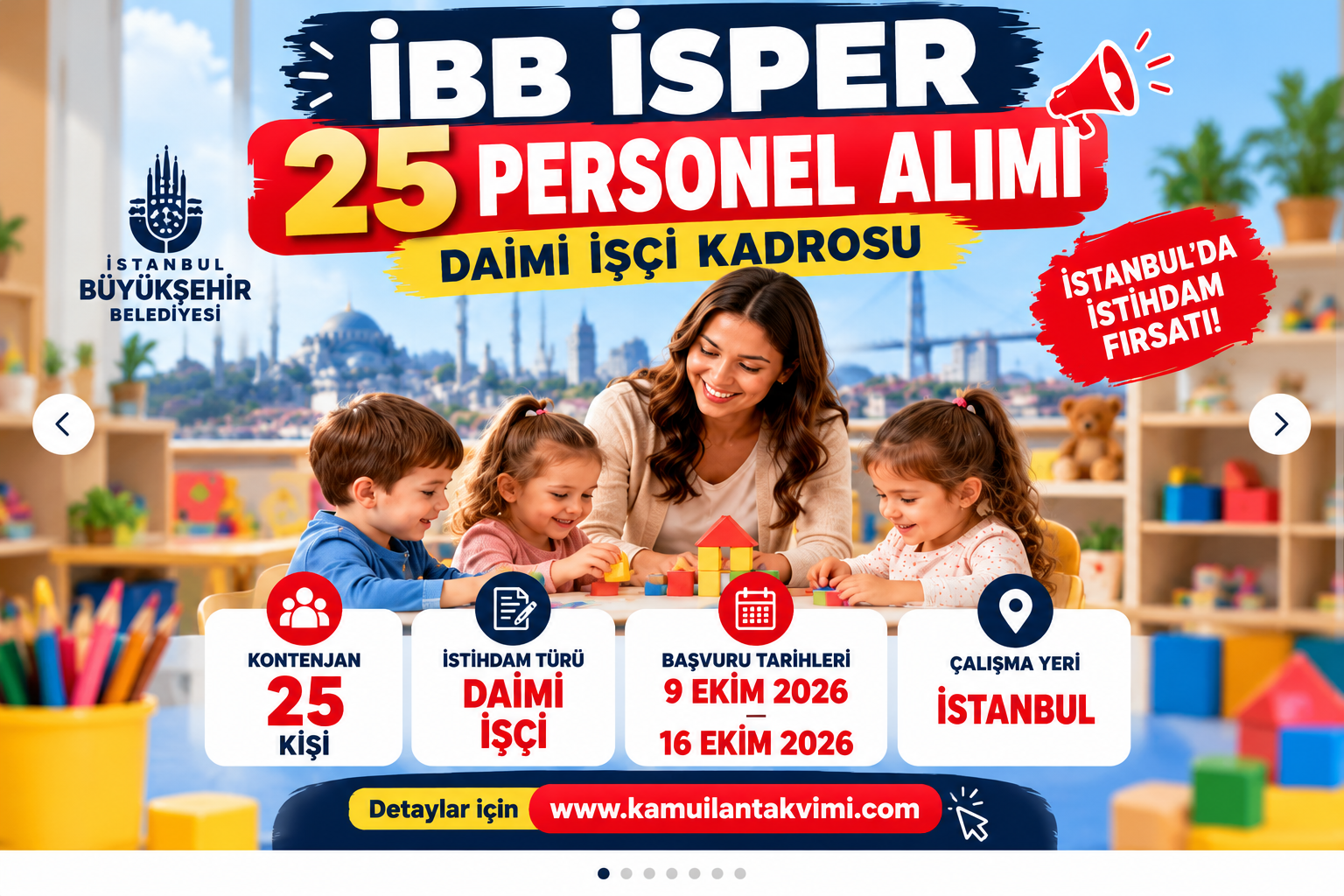 İBB İSPER 25 personel alımı 2026 başvuru tarihleri ve şartları