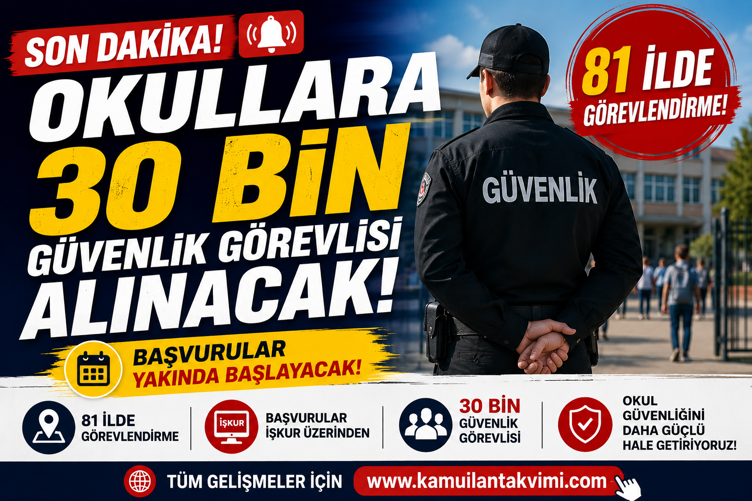 Başvuru tarihleri, kontenjanlar ve adaylarda aranacak şartlar resmi ilanın yayımlanmasının ardından netlik kazanacak.